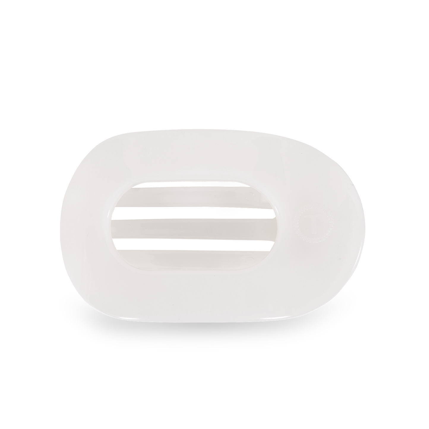 coconut white round flat claw