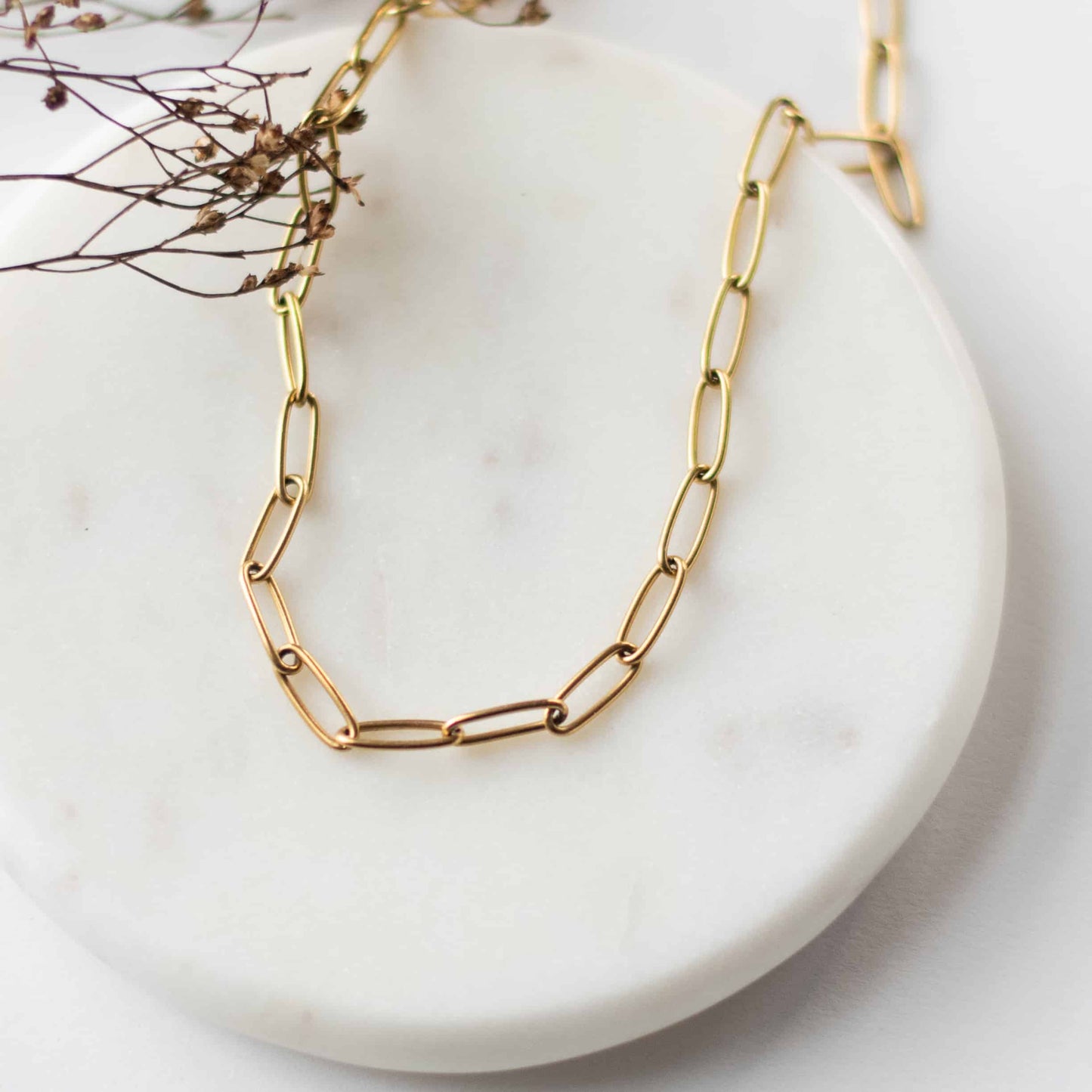paperclip chain necklace