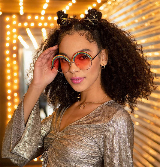 retro rainbow sunglasses
