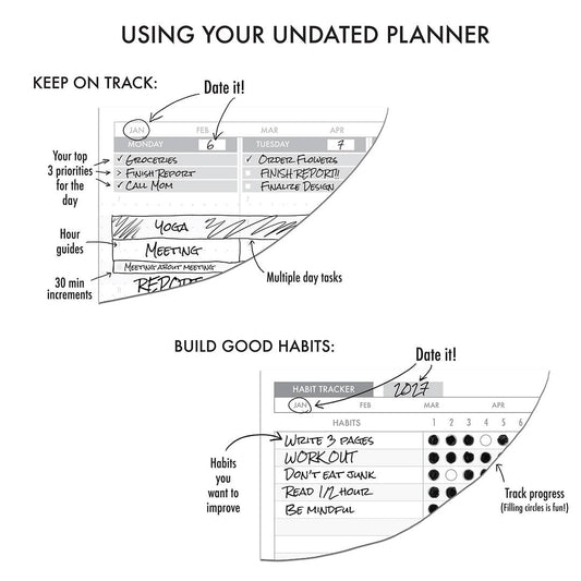 the undated planner