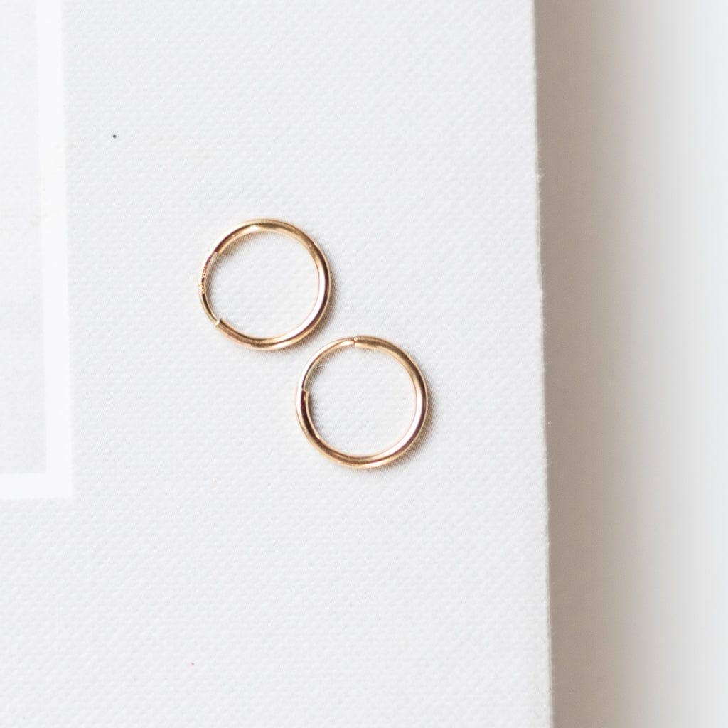 endless hoop earrings