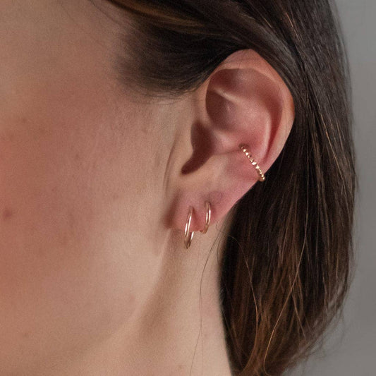 endless hoop earrings