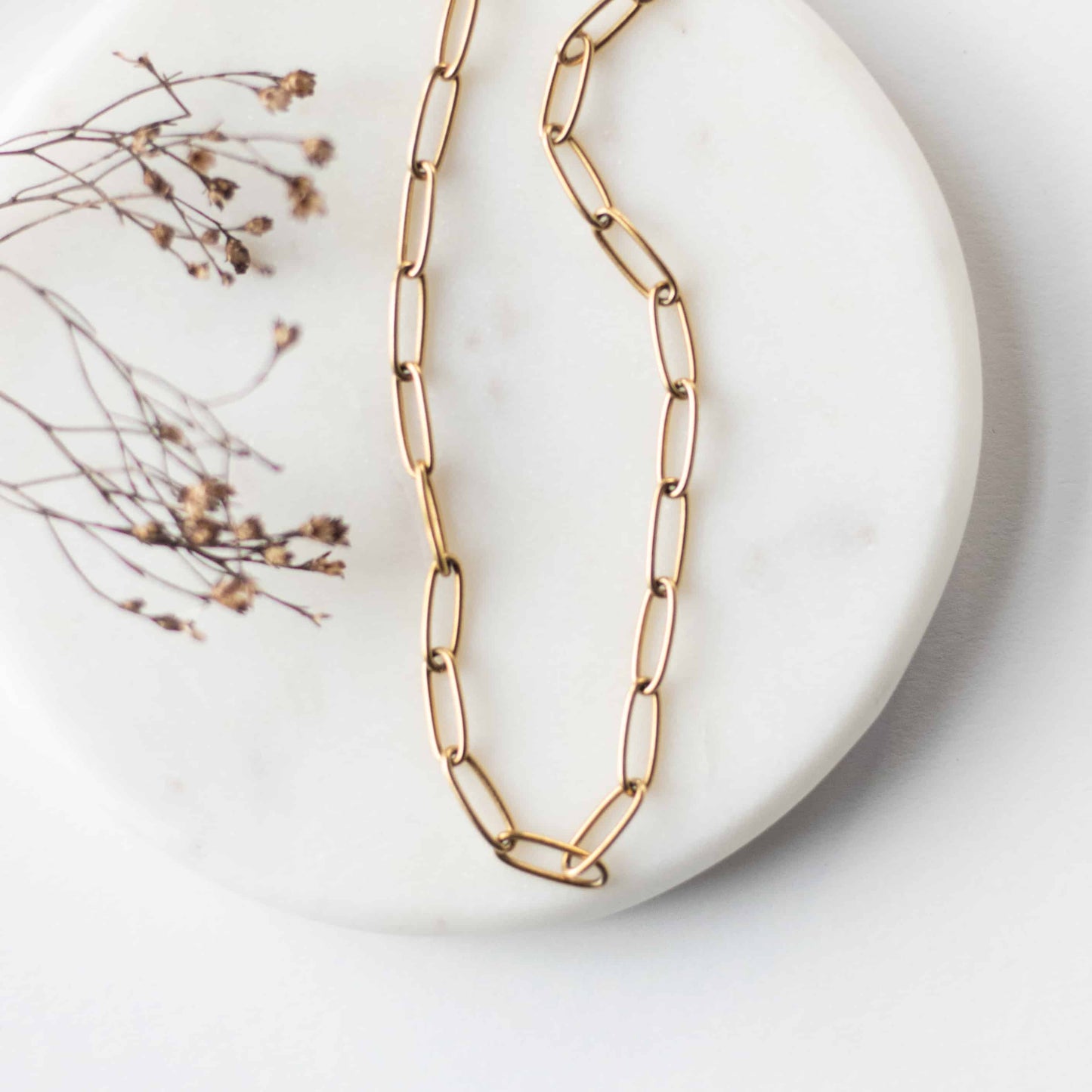 paperclip chain necklace