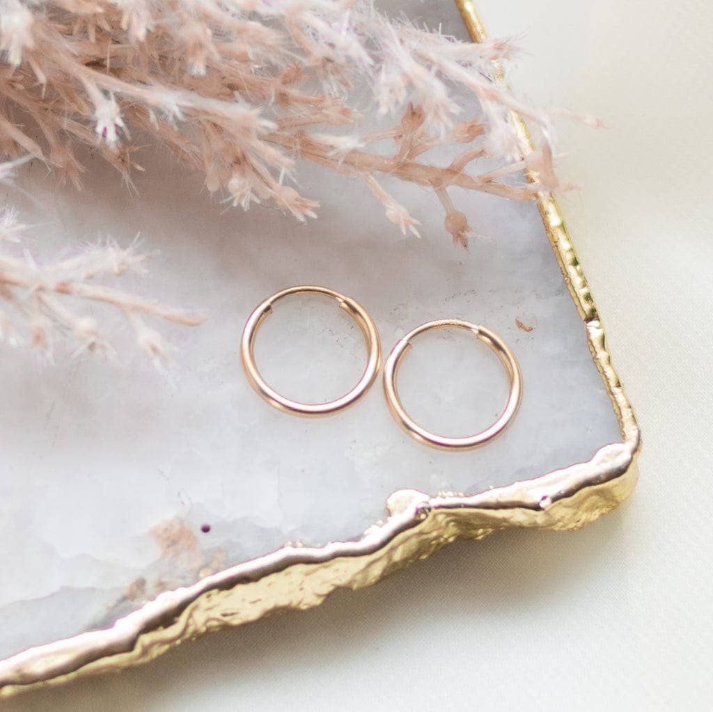 endless hoop earrings