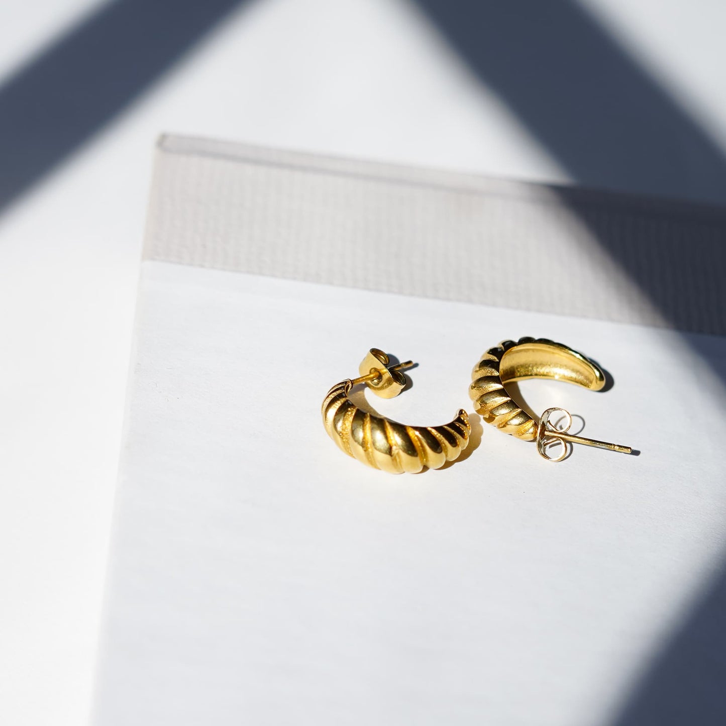 croissant earrings