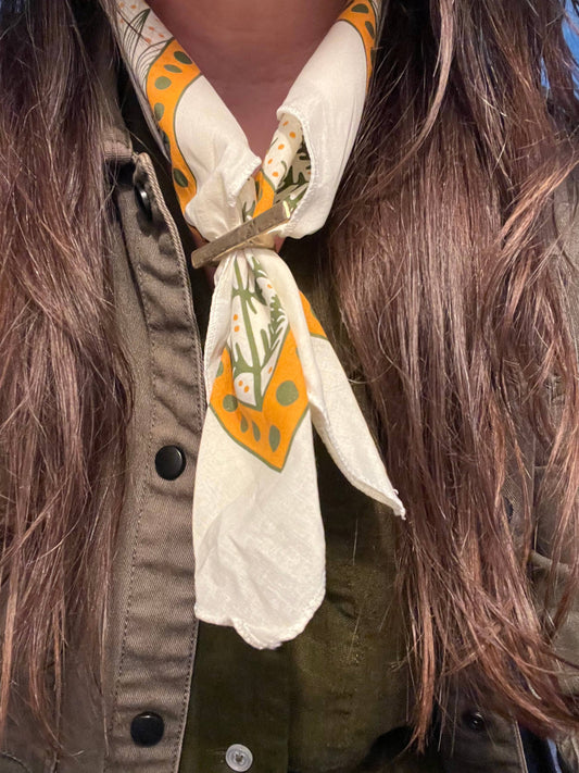Mushroom + Ferns Bandana