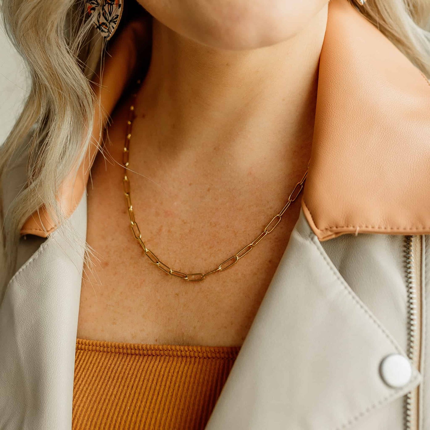 paperclip chain necklace