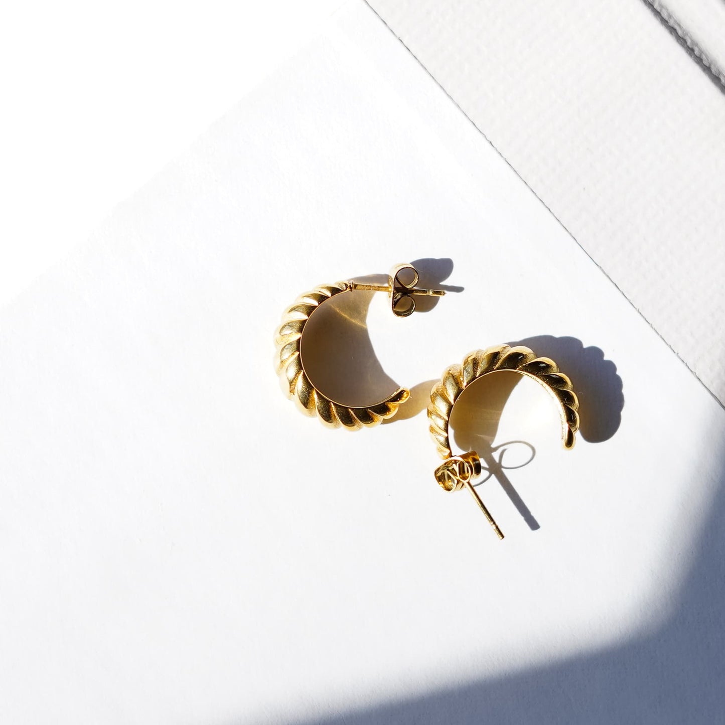 croissant earrings