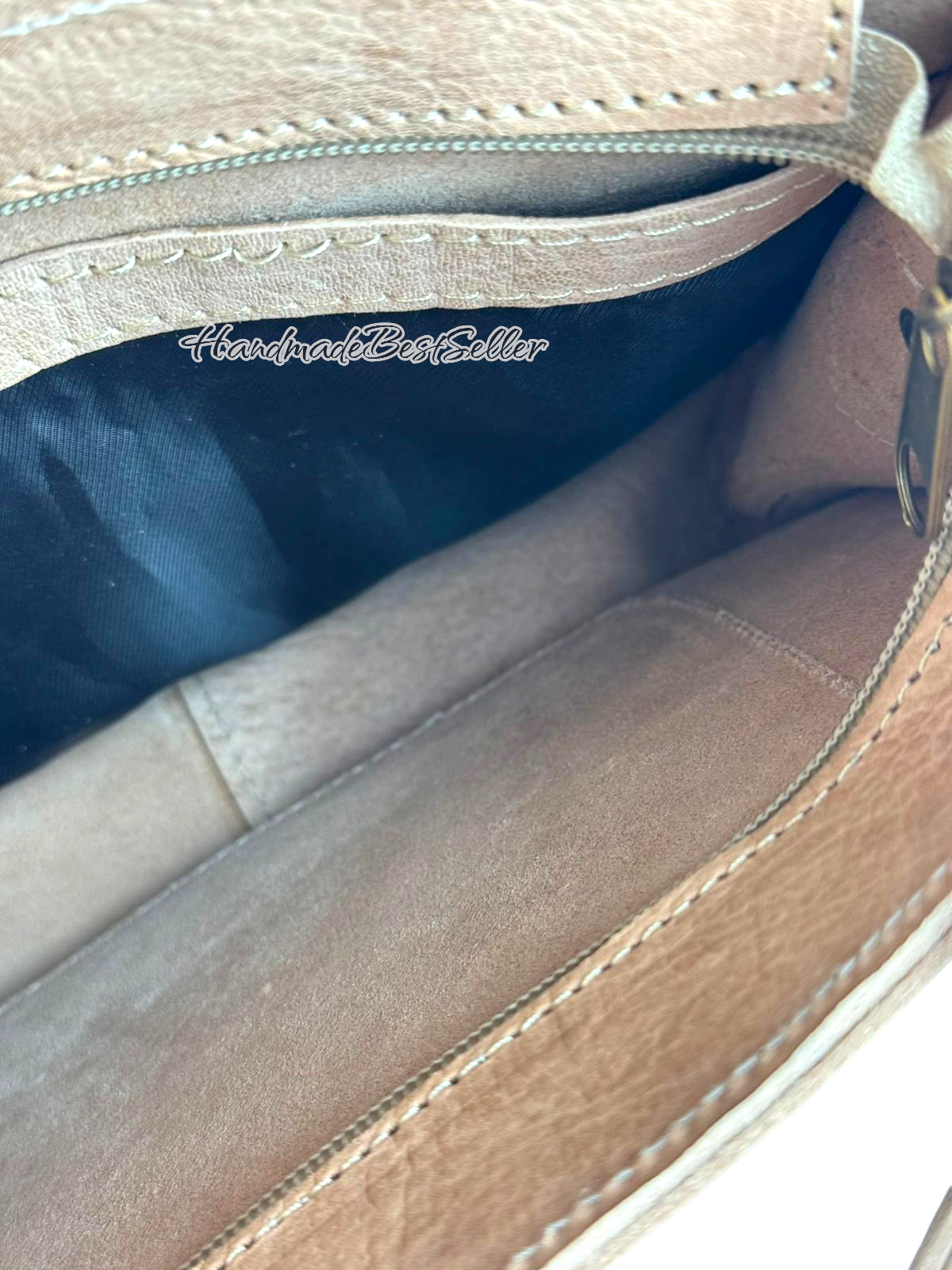 leather buckle bag