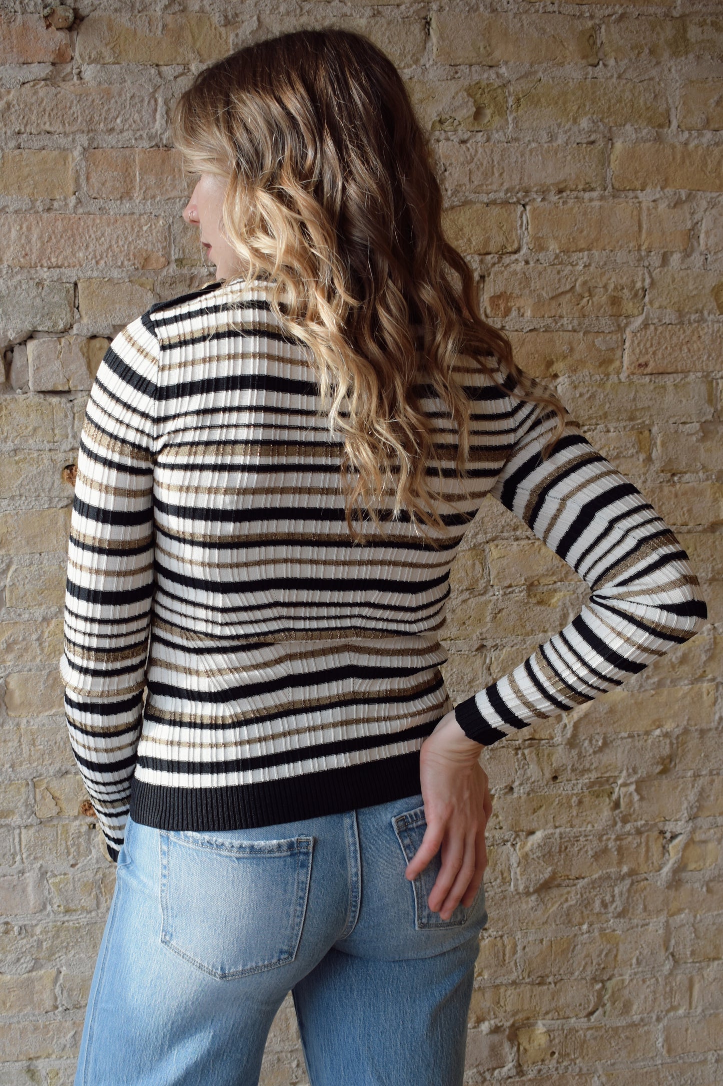 striped captains sweater
