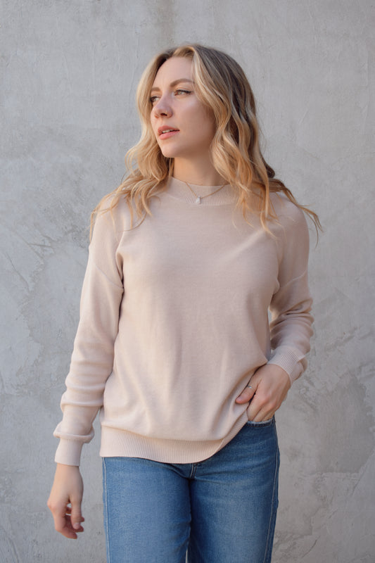 cozy coastal sweater