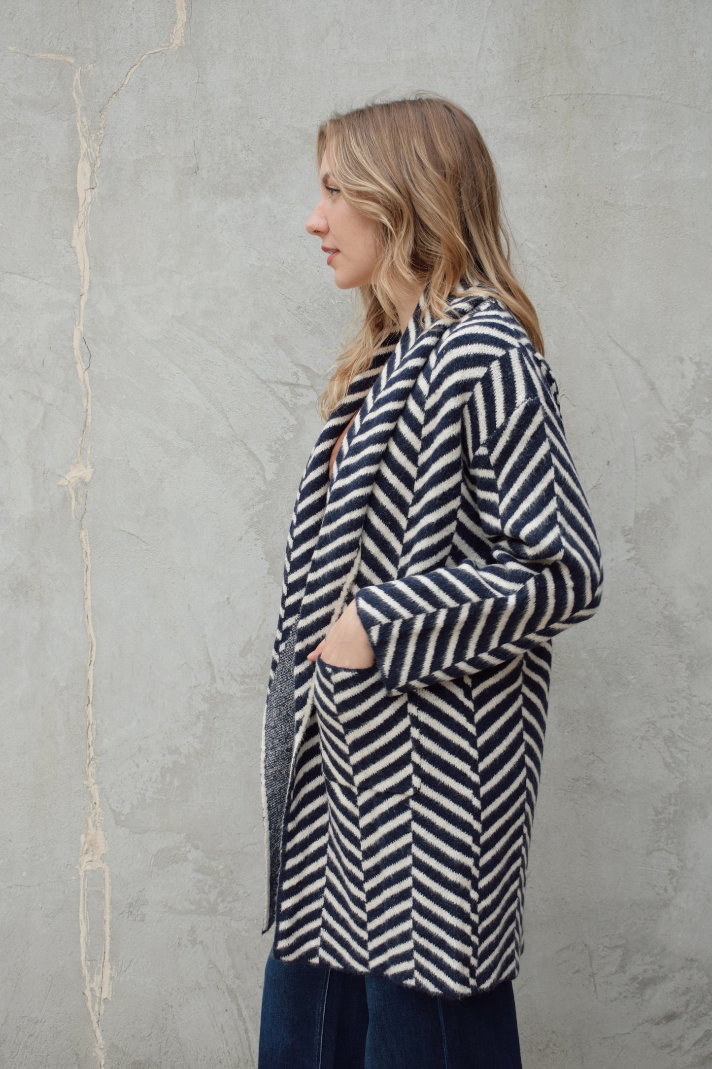 chevron cardigan