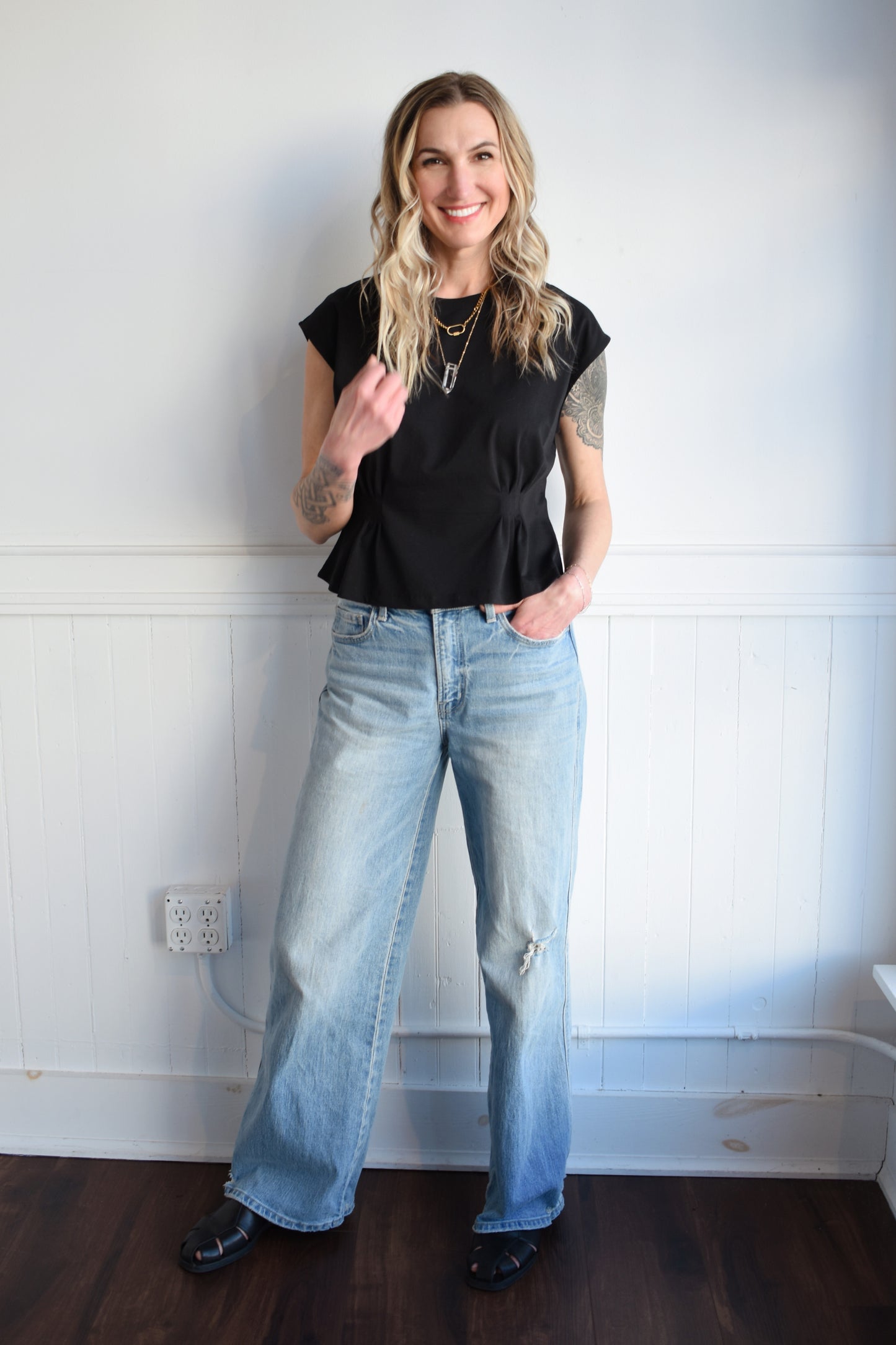 peplum tee