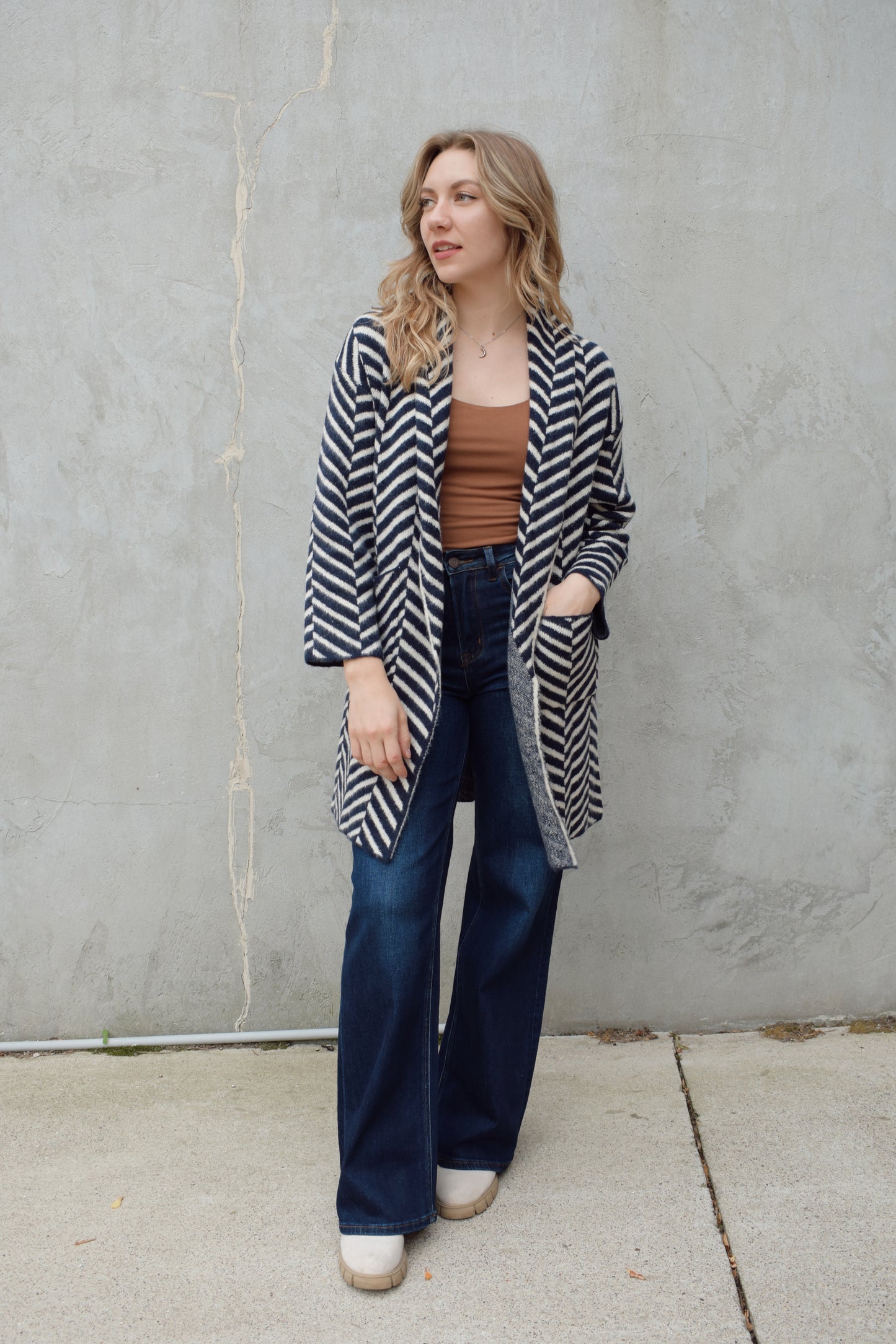 chevron cardigan