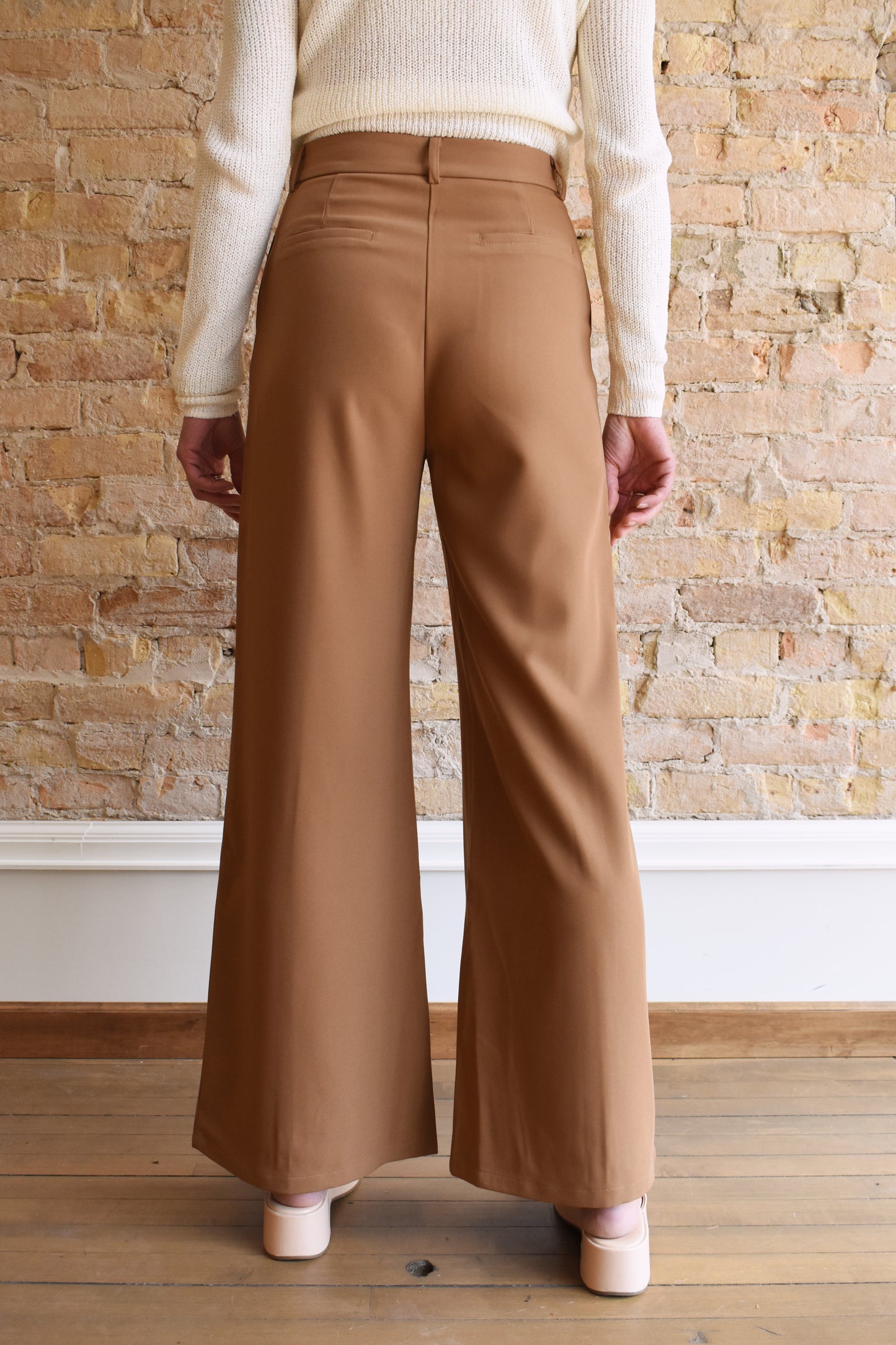 pintuck trousers