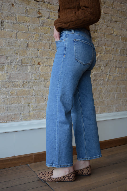ankle wide jeans