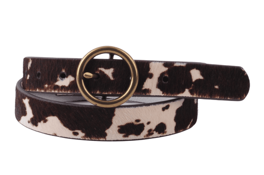 circle buckle belt
