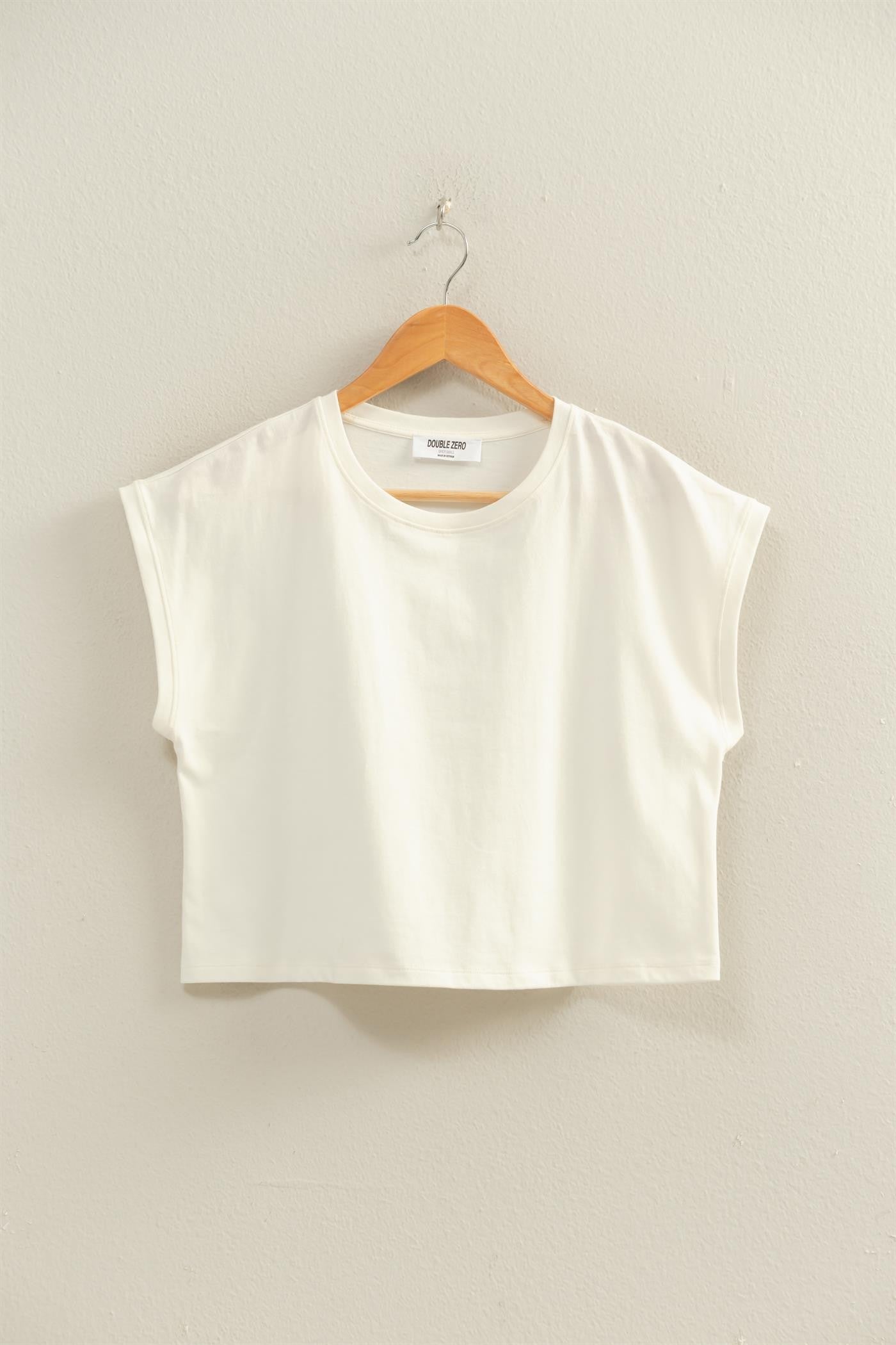 crew cropped tee