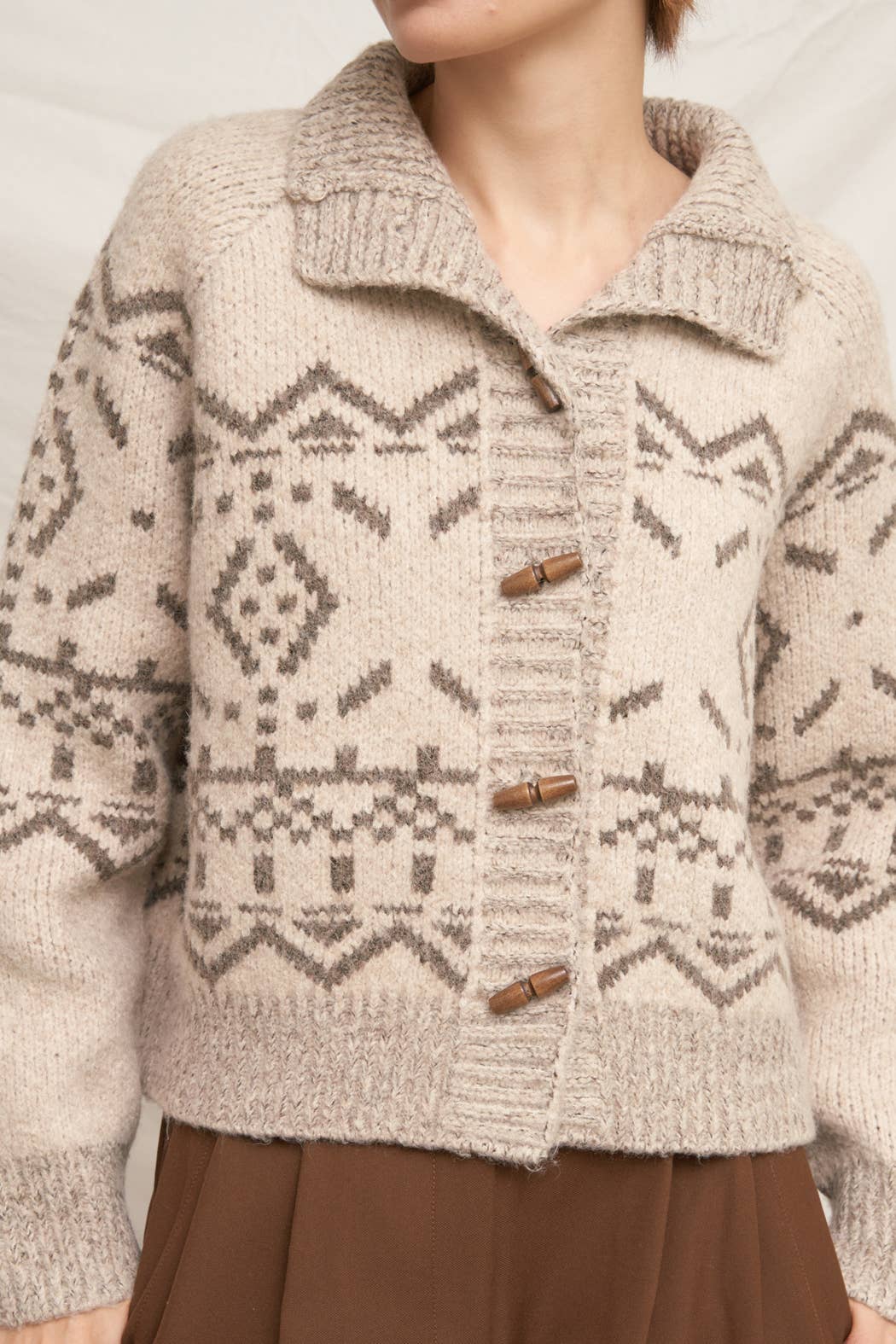 fair isle cardigan
