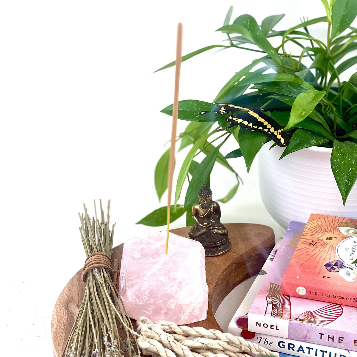 Rough Stone Crystal Incense Burner