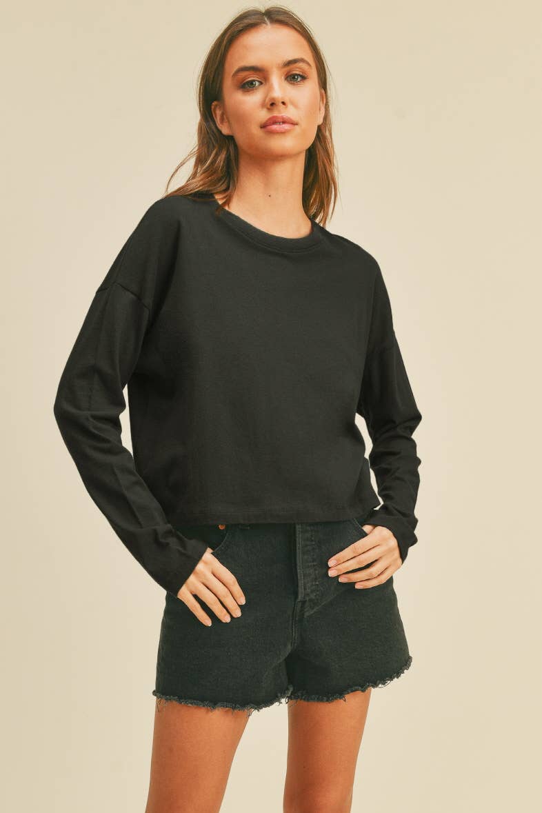 Honestee - Blank Long Sleeve T-Shirt