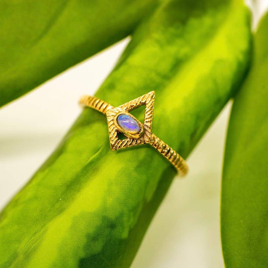 opal starlight ring