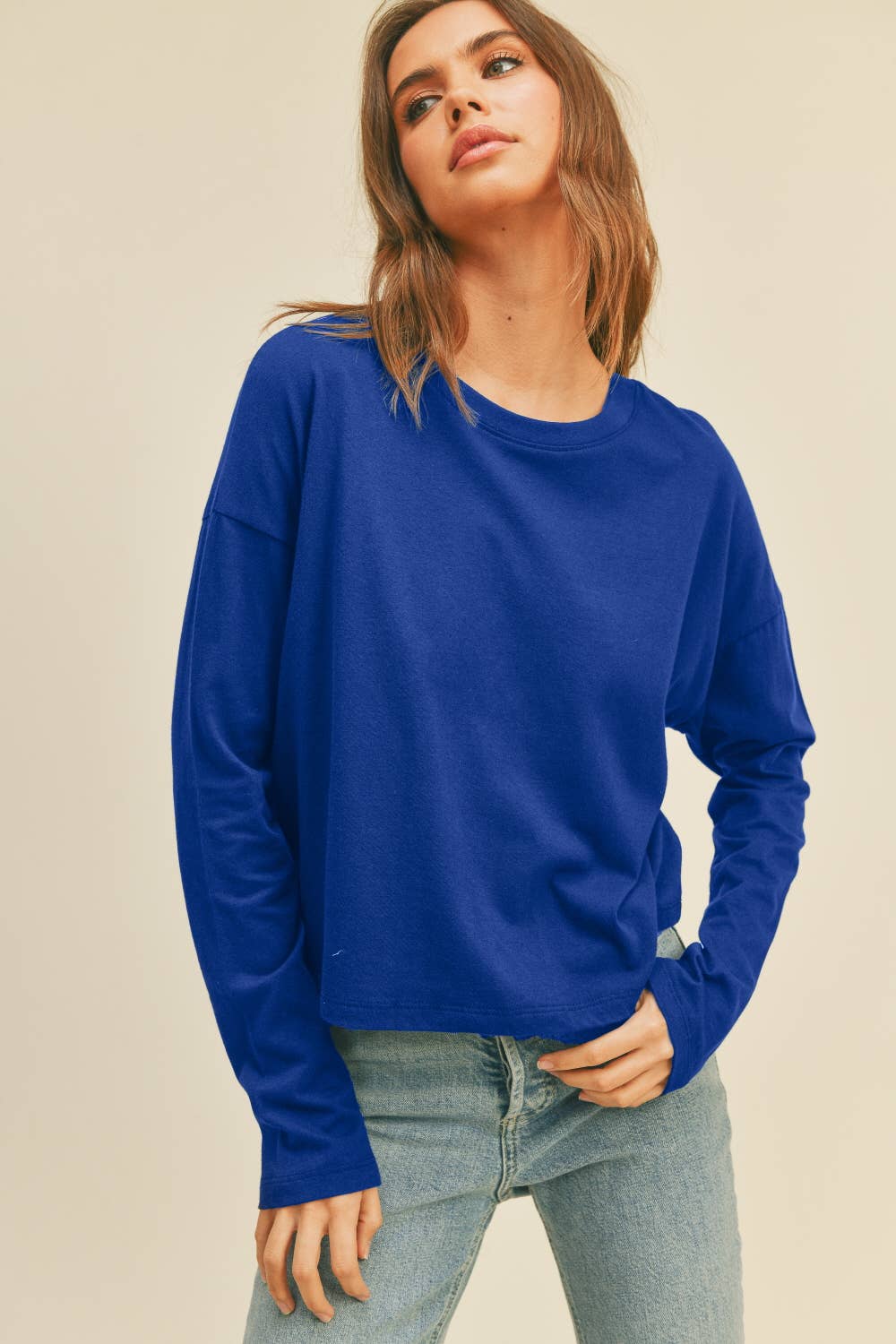 Honestee - Blank Long Sleeve T-Shirt