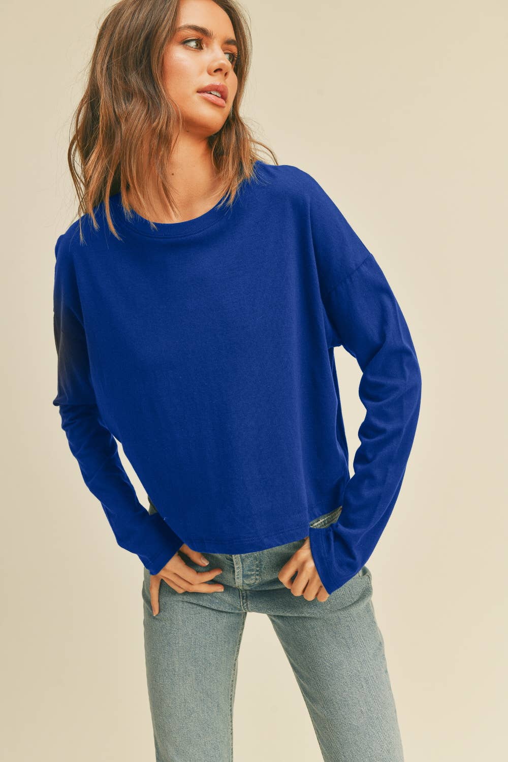 Honestee - Blank Long Sleeve T-Shirt