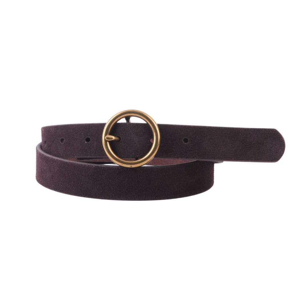 circle buckle belt