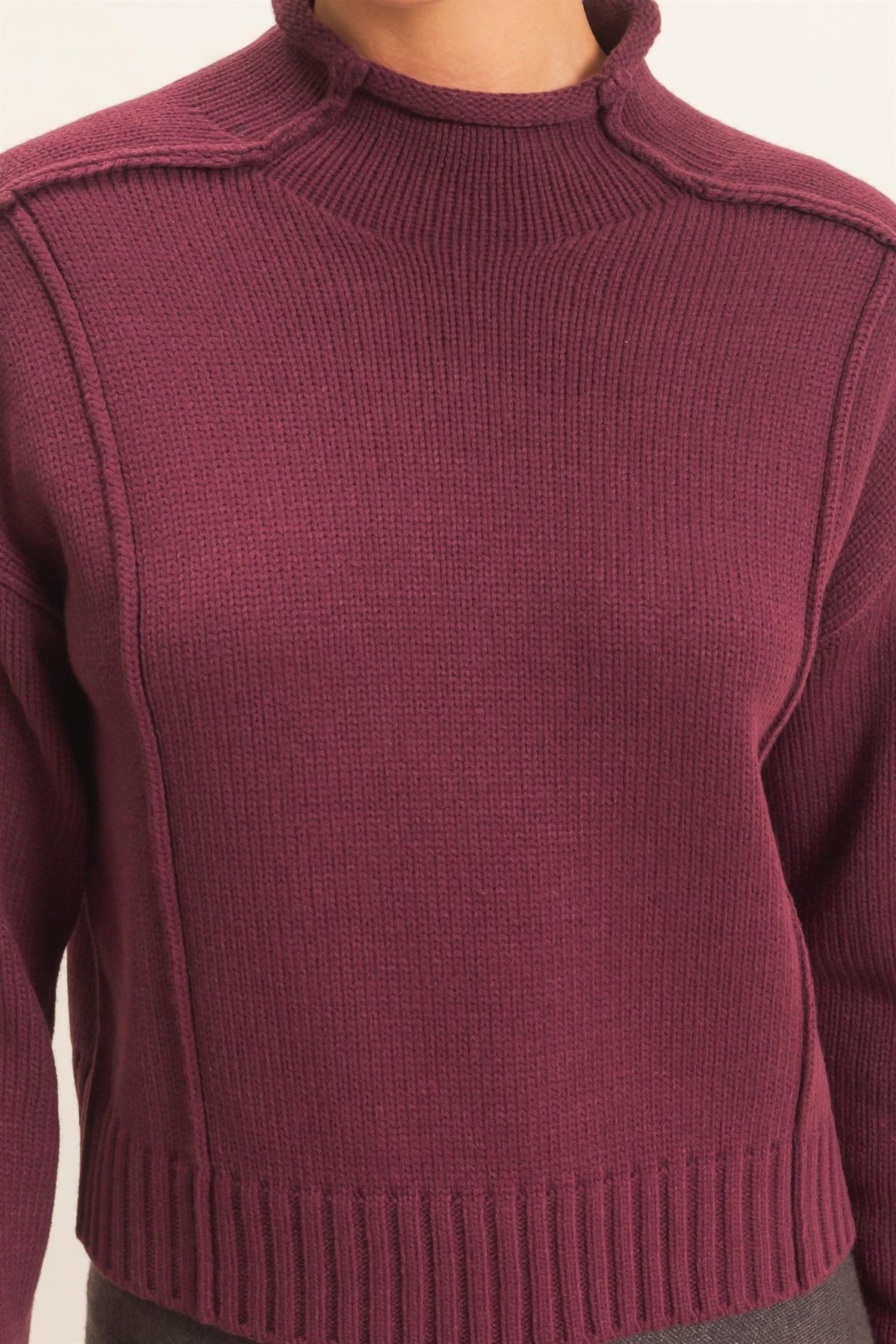 roll neck sweater