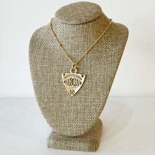 eye planchette necklace