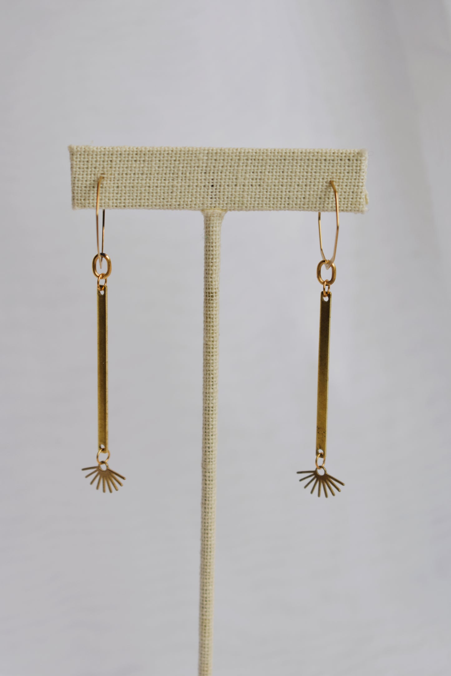 octi-hoop dangle earrings