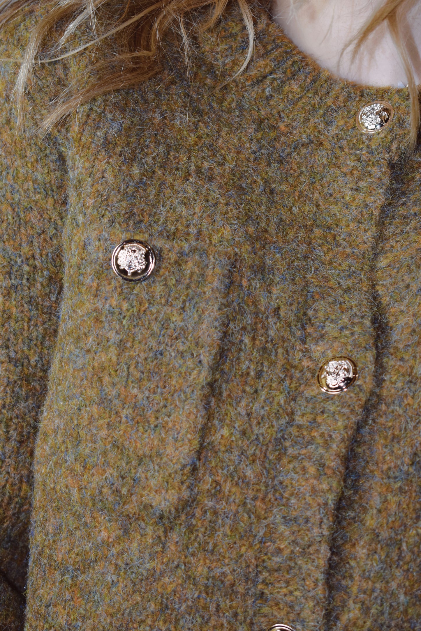 boucle cardigan