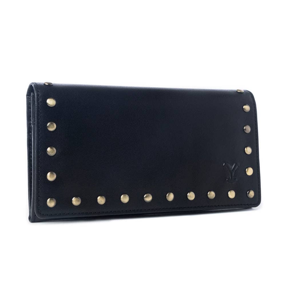 Caldera Leather Wallet with Rivets