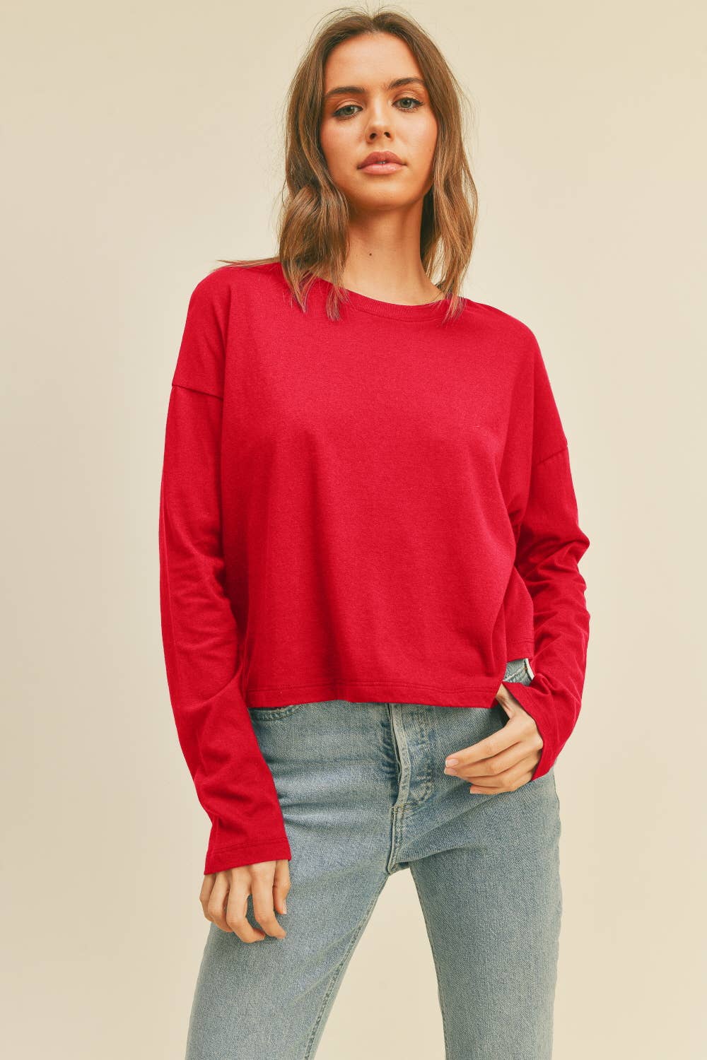 Honestee - Blank Long Sleeve T-Shirt