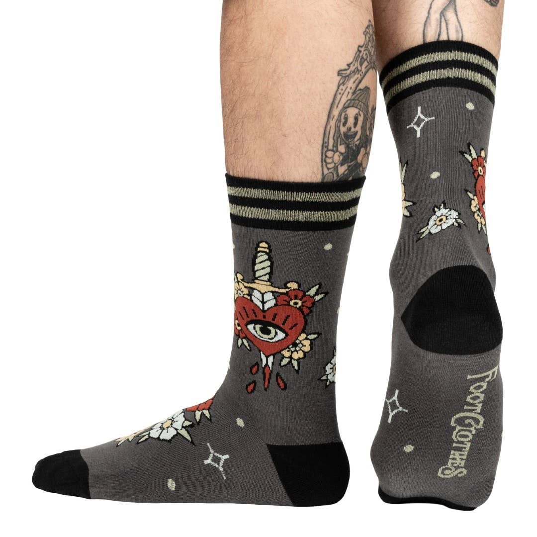 Love Hurts Crew Socks
