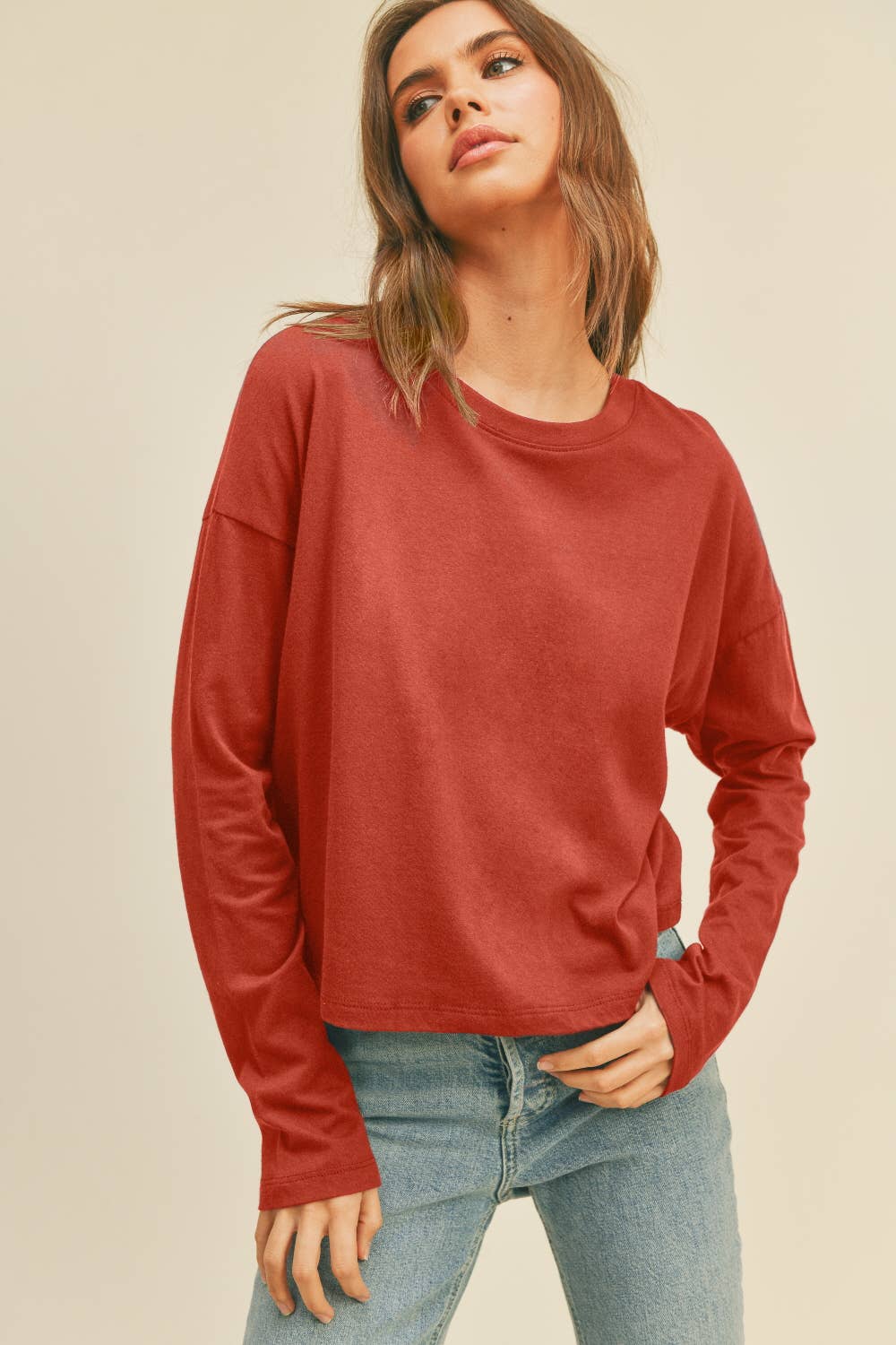 Honestee - Blank Long Sleeve T-Shirt