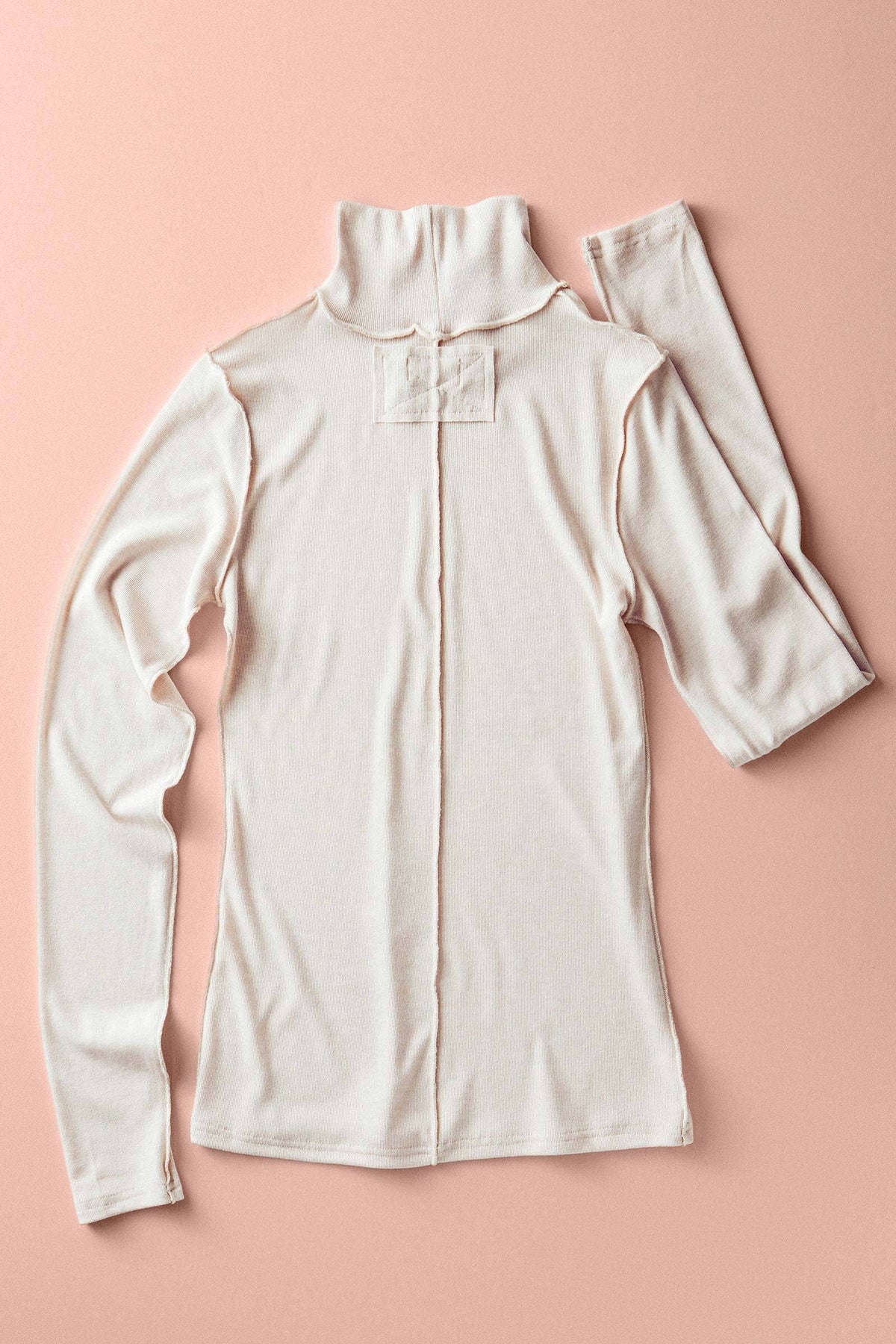 seamed turtleneck