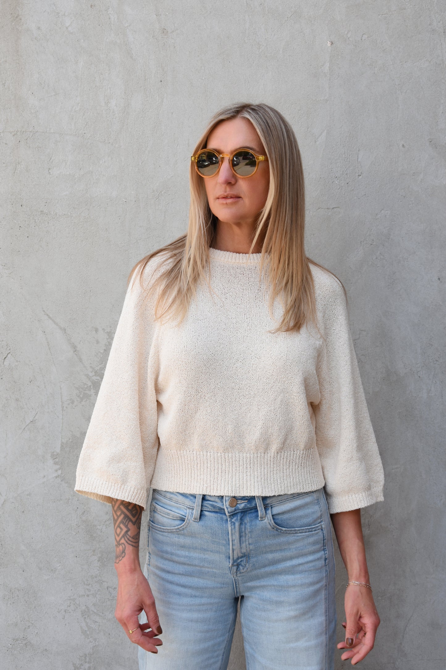 slouchy summer sweater
