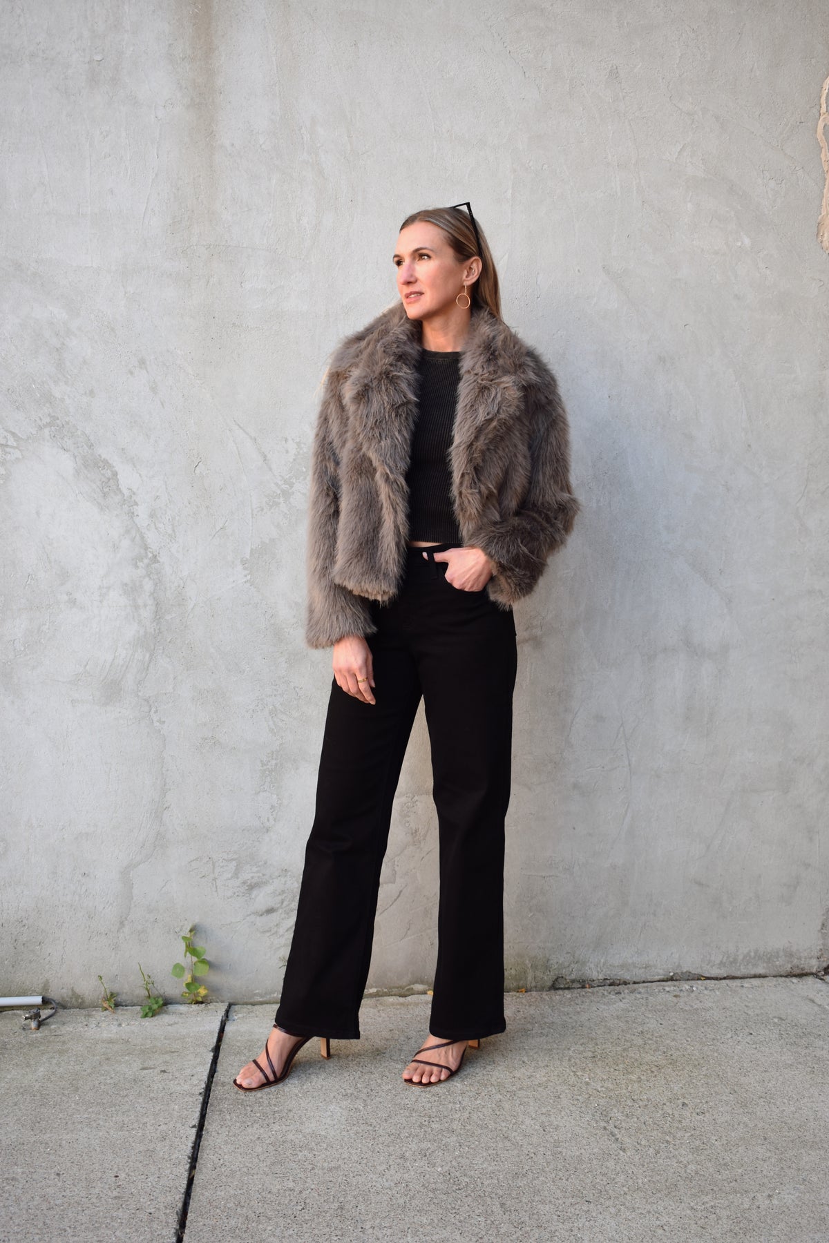faux fur jacket