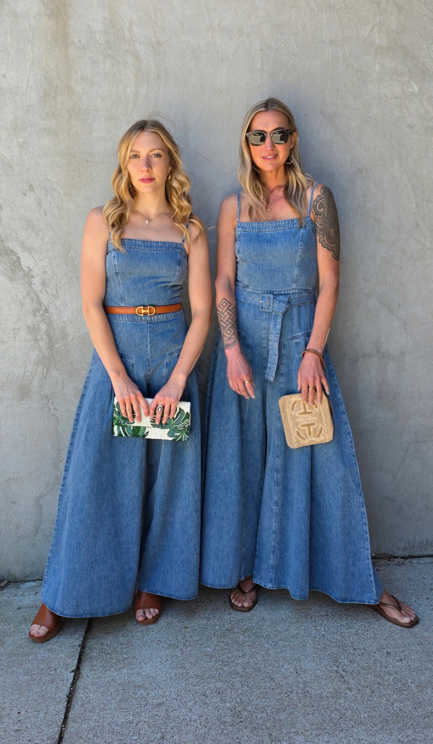 summer denim jumpsuit