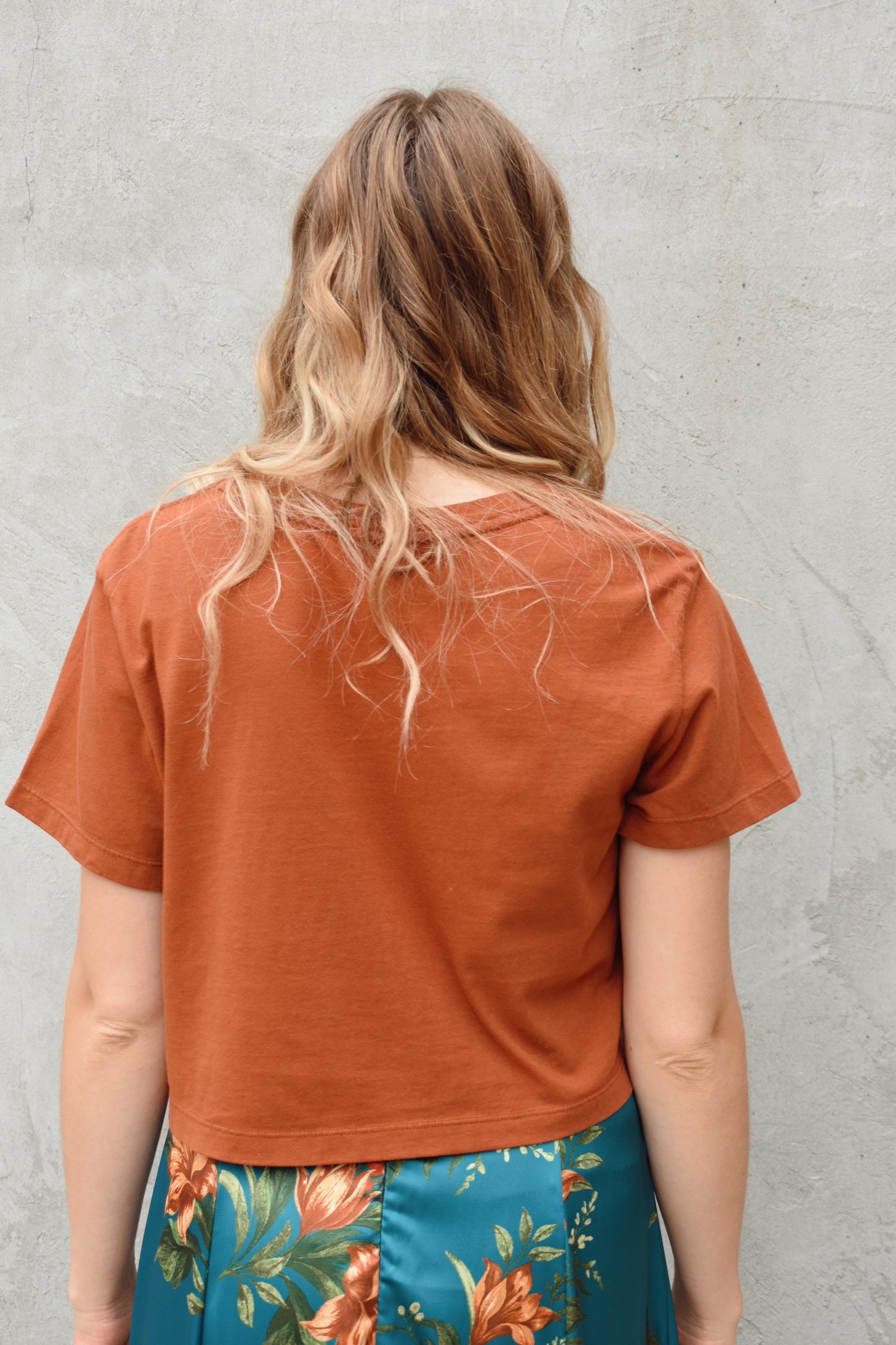 boxy cropped tee