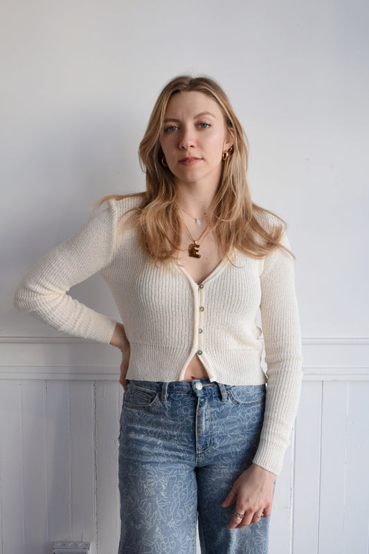 breezy button cardigan