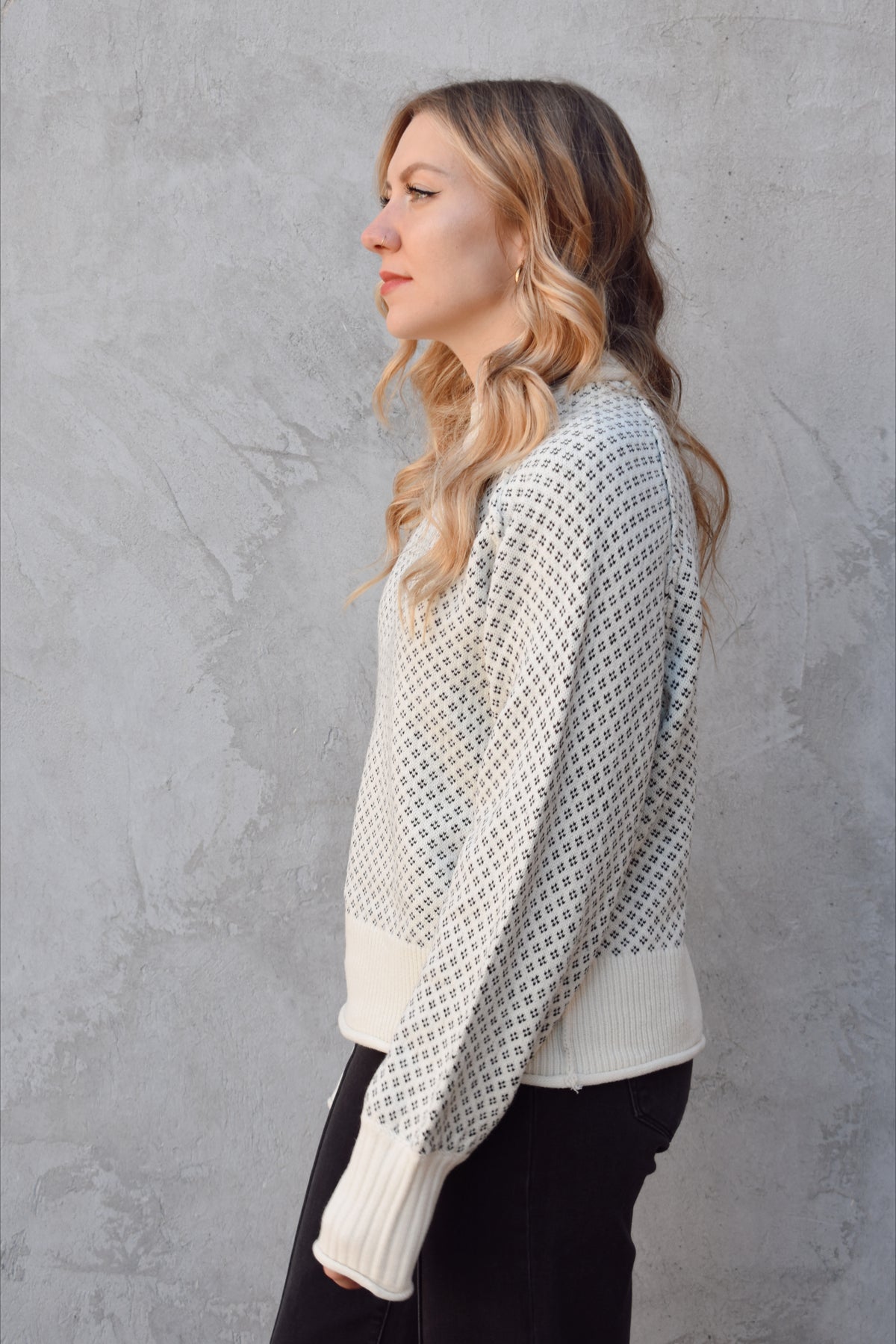 diamond sweater