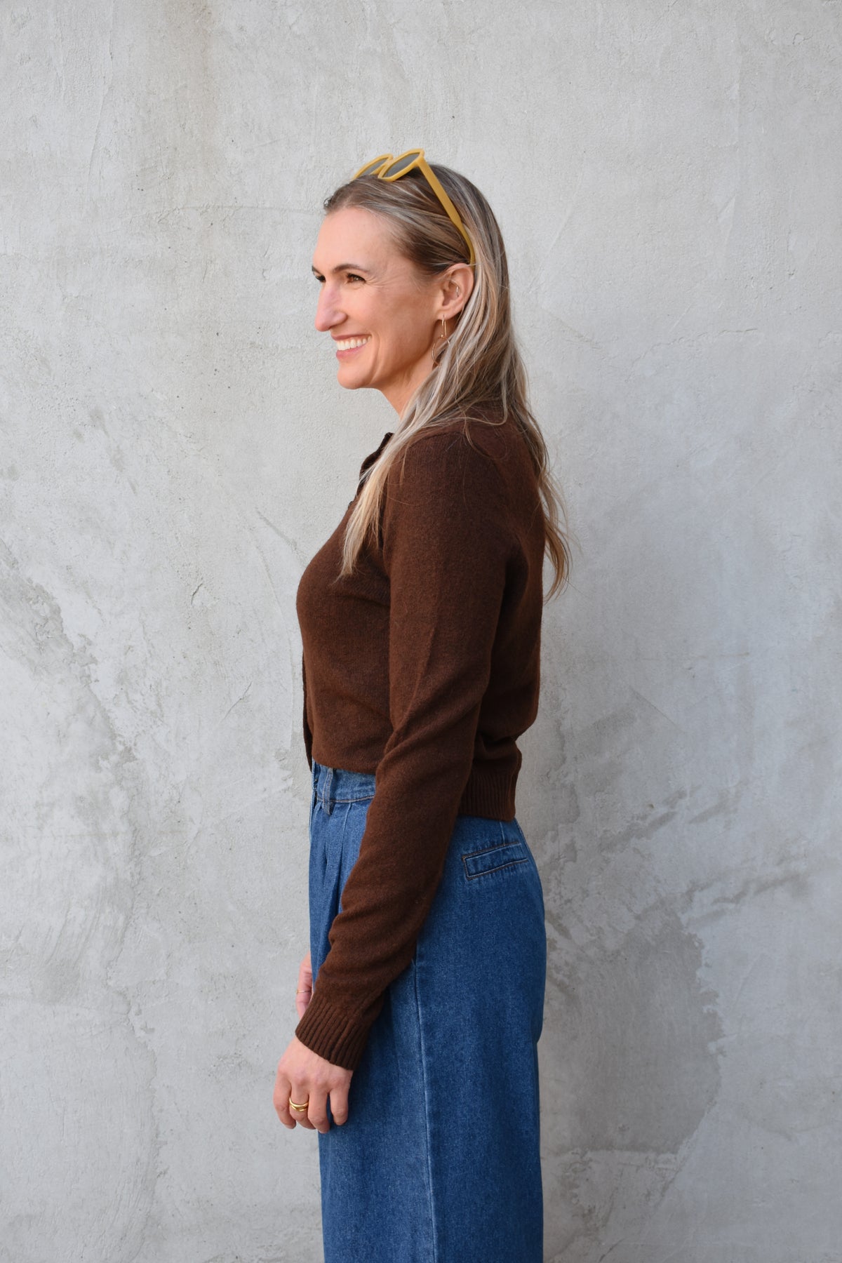 crew cropped cardigan