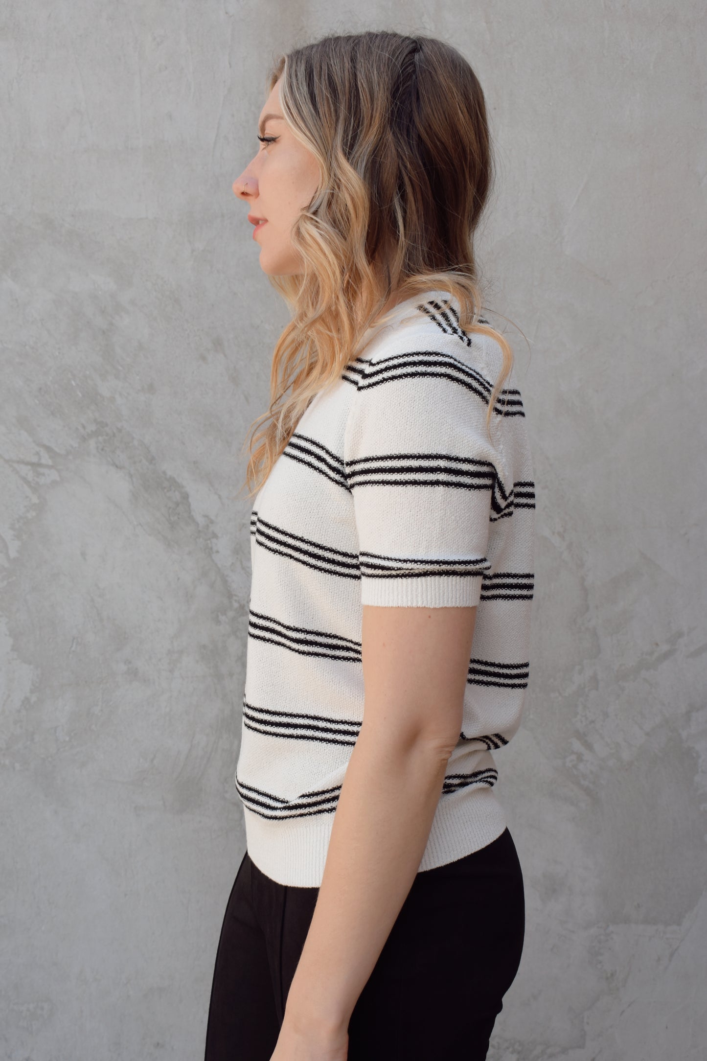 go to short sleeve sweater