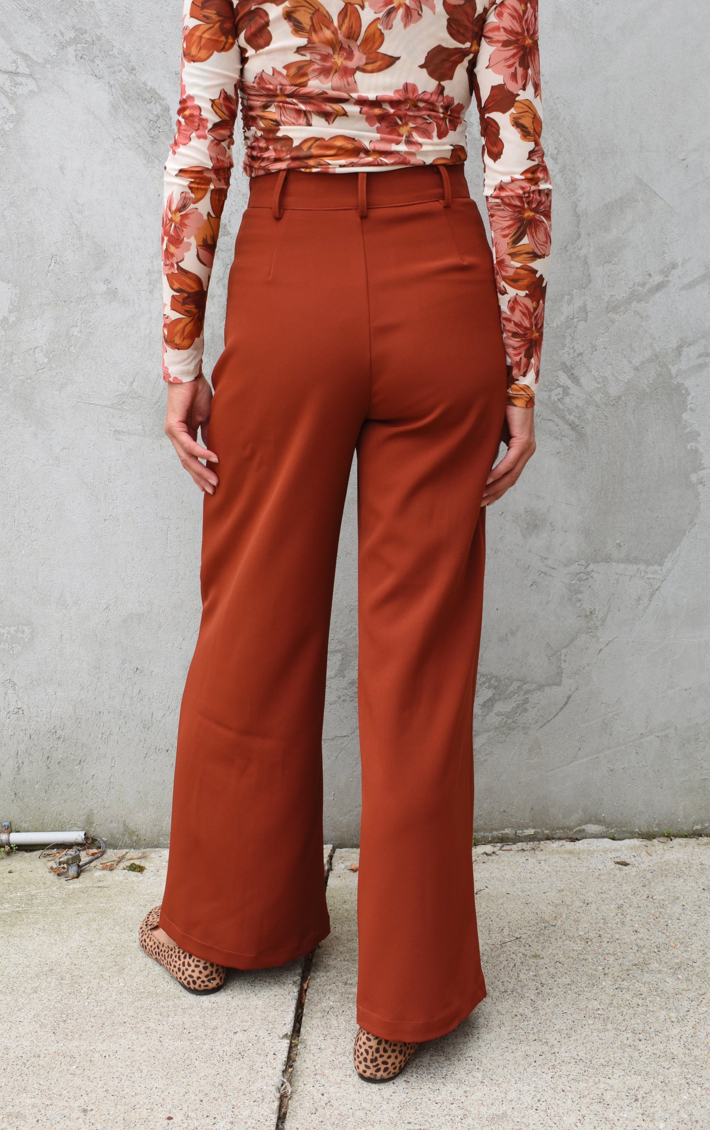 tab waist trousers