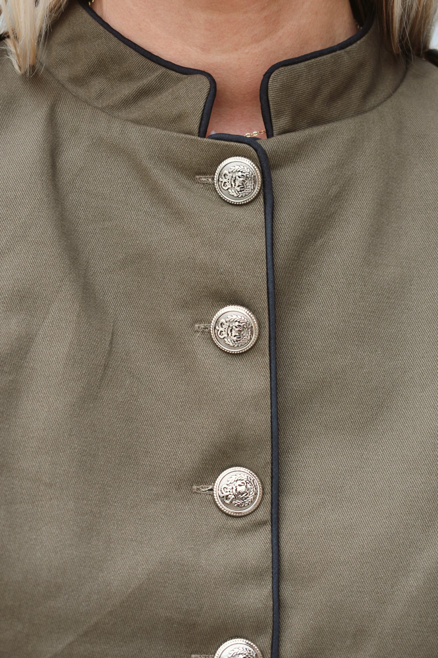 cropped captain jacket