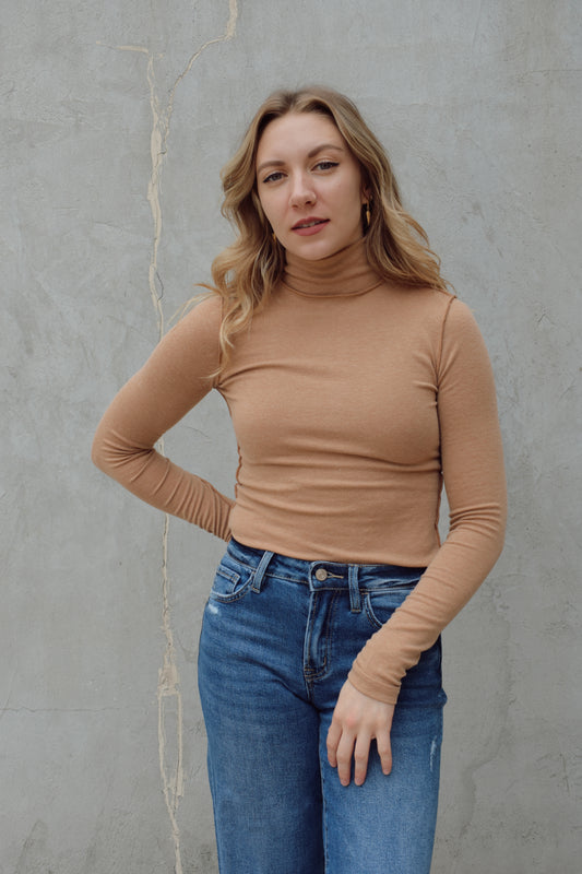 striped turtleneck