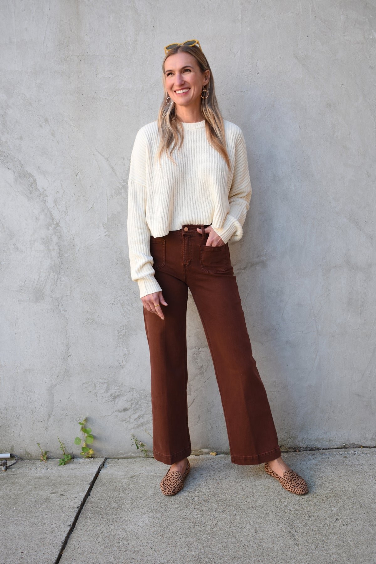 fondant patch pocket jeans
